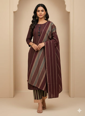 Most Demanding Evergreen Article (Mehroon+Grey Border)